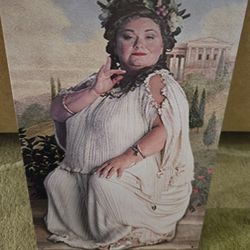 Harry Potter Fat Lady Sign Tin Guarded Gryffindor Common Room 8" x 12"