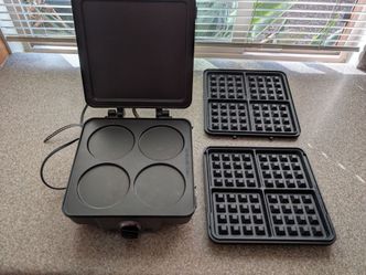 New Cuisinart Belgian Waffle Maker with Pancake Plates – Interchangeable Plates