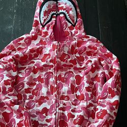 Pink Bape Hoodie