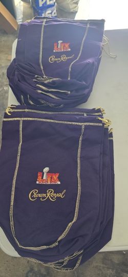 Super Large Crown Royal Bags Fron Super Bowl 59