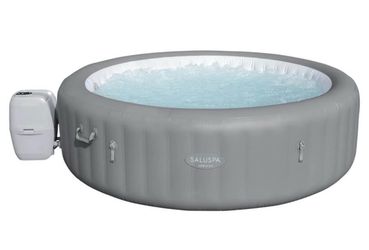 SaluSpa Grenada AirJet Inflatable Circle Hot Tub Spa 6-8 Person with Pump #P09146 -Retail $698