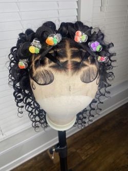 20 Inch Frontal Wig  With Wand Curls Free Install With Wig Purchase 