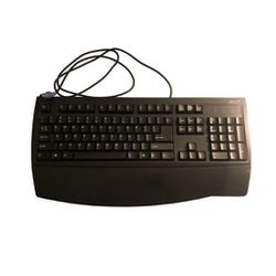 Computer Keyboard PS/2 Serial PC ACER English Wired KB-2971 - Black Qwerty Keys

