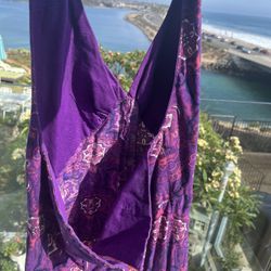 Sexy Adorable Purple Backless Dress