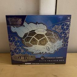 Stellar Crown Pokemon Center Elite Trainer Box PKC ETB (NEW)
