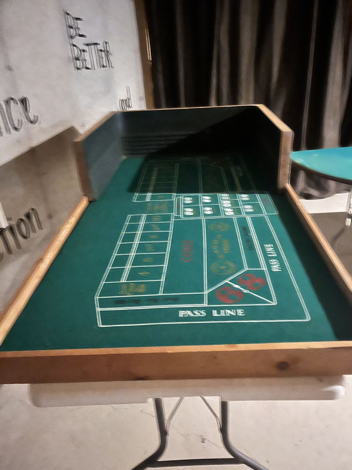 Portable Craps Table
