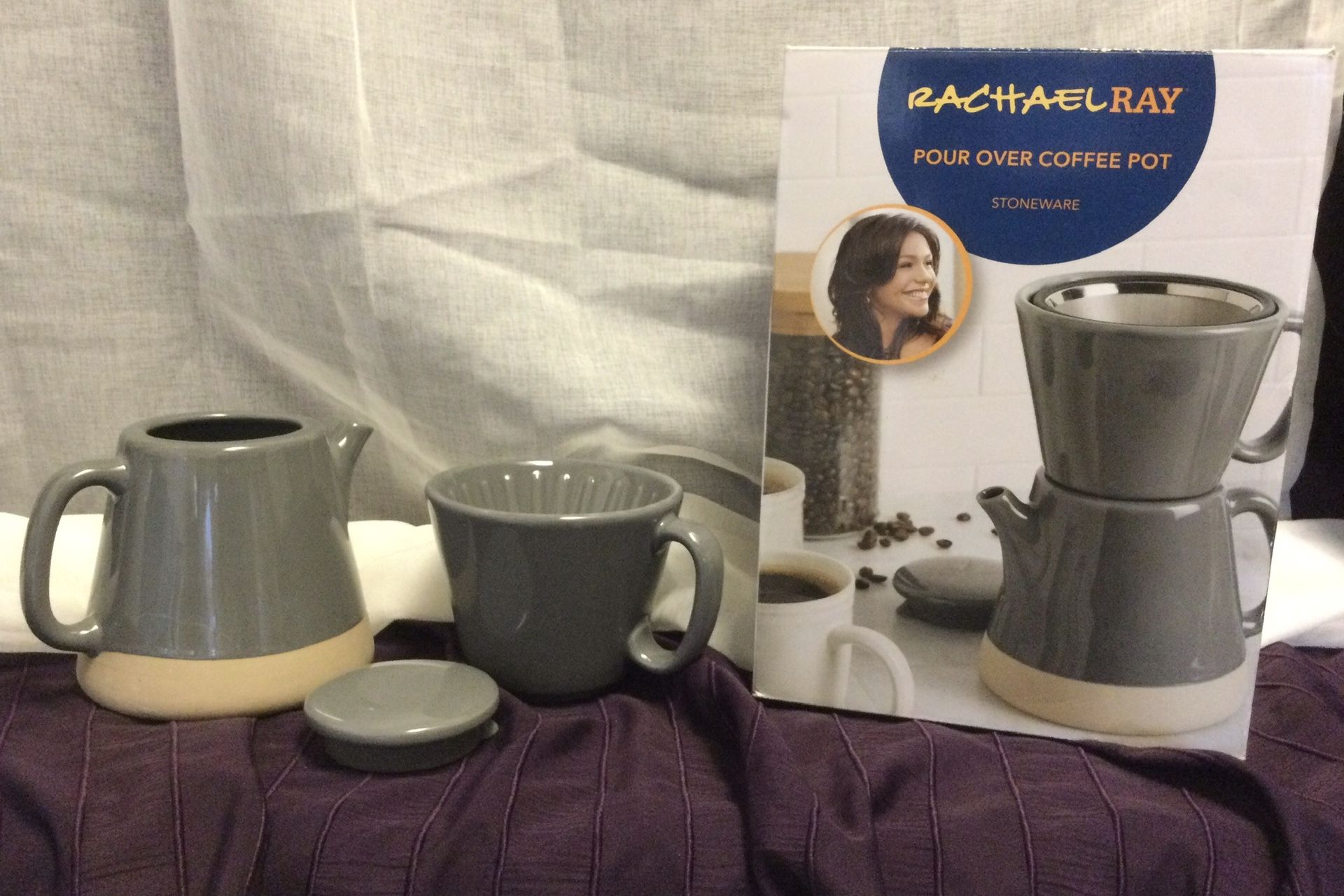 Pour-Over Stoneware Coffee Pot