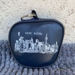 New York Coin purse With Keychain 