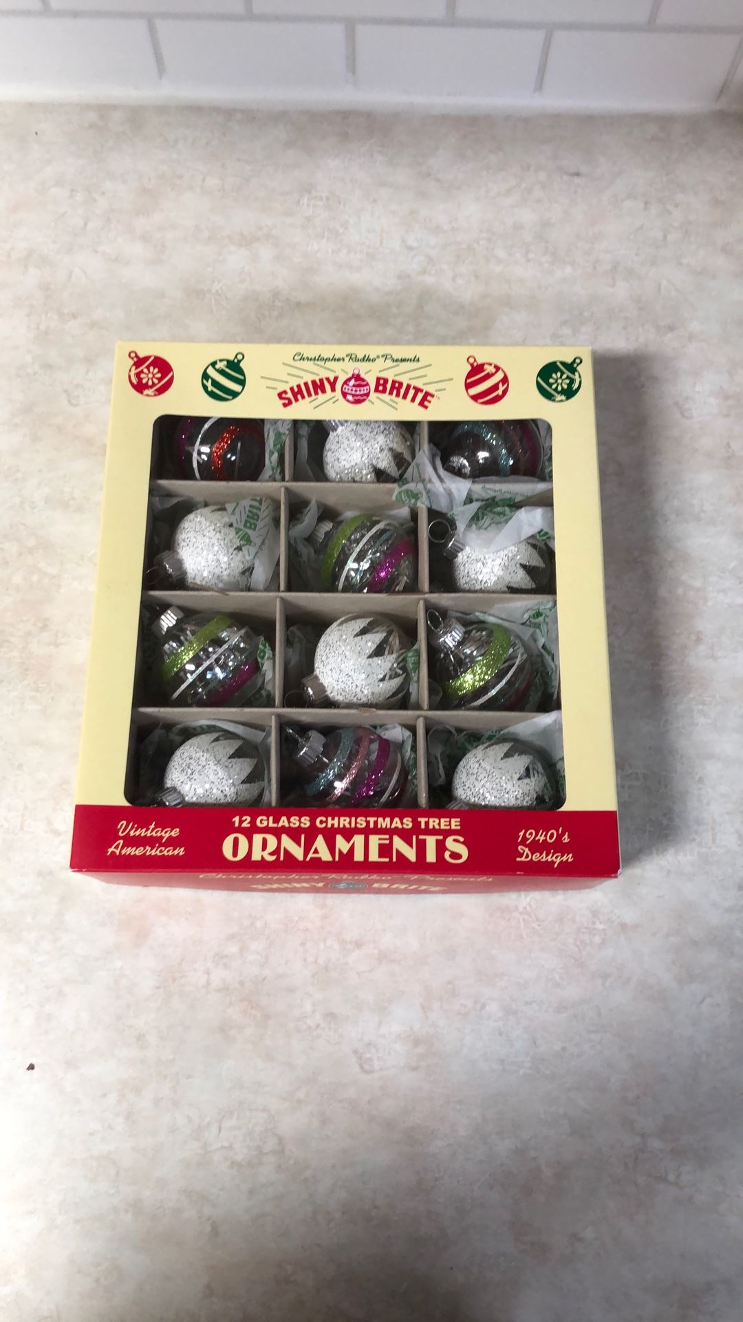 Shiny Brite Ornaments