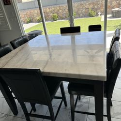 White Marble Dining Table