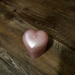 Heart Shaped “Pearl-Look” Candle