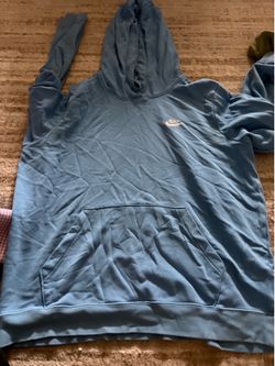 baby blue nike hoodie