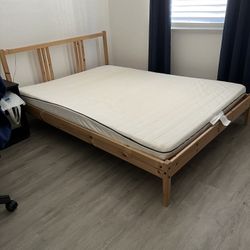 IKEA Full Size Bed Frame And Mattress