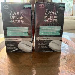 Dove Men+Care Sensitive Skin bar soap. 6-packs. This one is oatmeal + aloe, super gentle for sensitive skin. It's a 3-N-1 bar