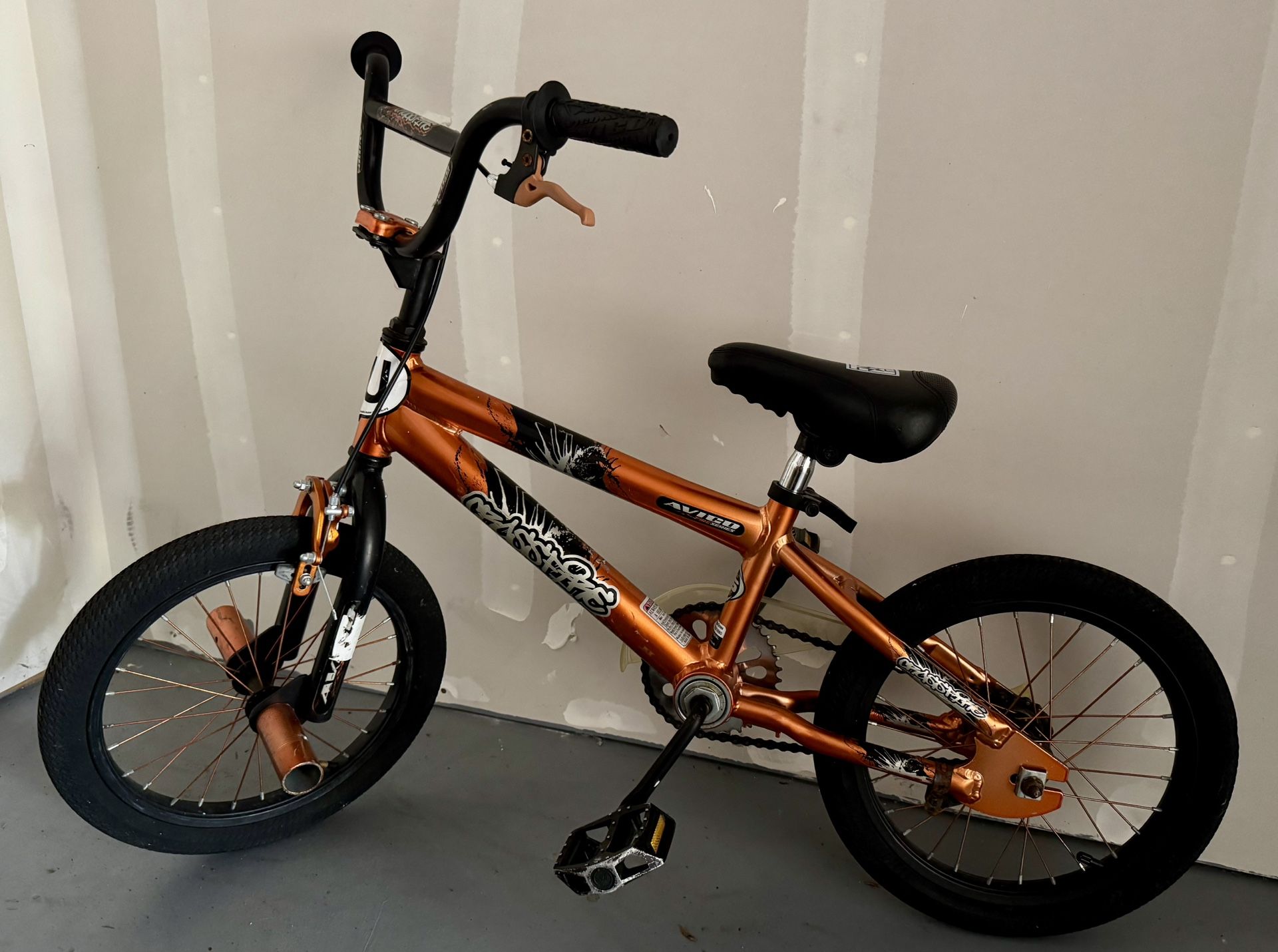 Kid bike 16 inch orange