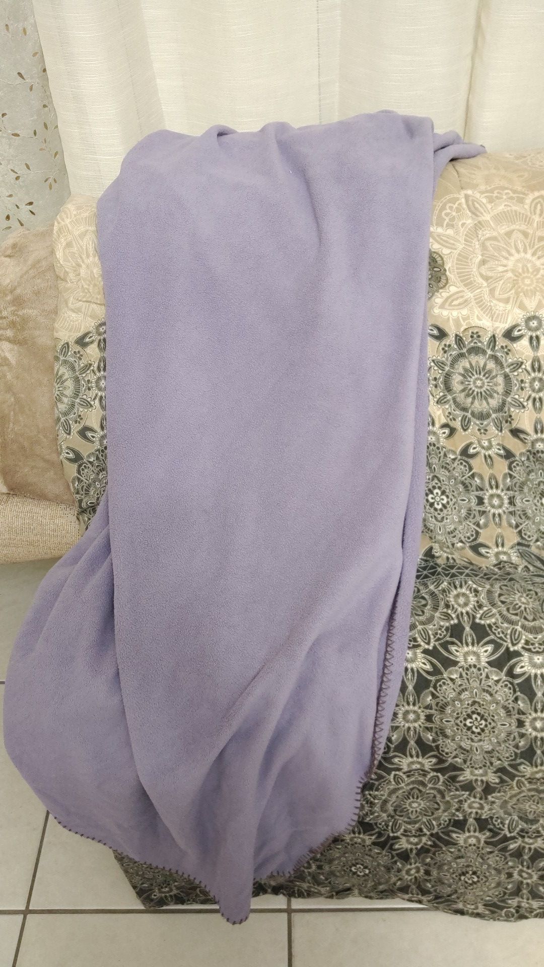 Lavender Standard Size Very Soft Throw