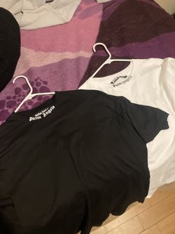 Palm Angels White And Black Shirts, Size L