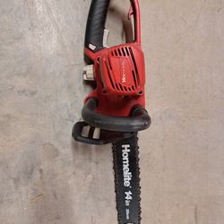 Homelite 14" 9 AMP Electrical Chainsaw Electric