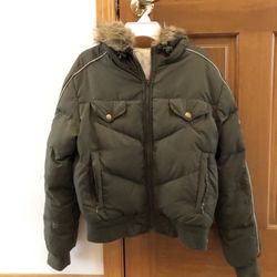 Girls Reversible Winter Coat -Size M