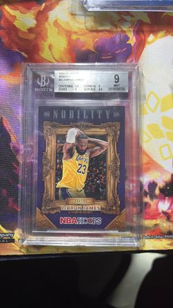 LeBron James 2024-25 Hoops Nobility BGS 9 Mint