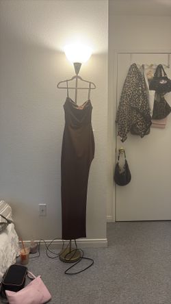 windsor brown slit dress!