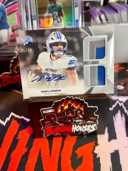 Topps Flagship 2026 Sam LaPorta Auto Dual Relic #NFLDRA-SL Lions #/10