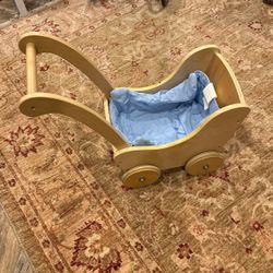 Wood Stroller Kids Baby Toys 