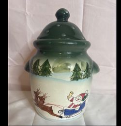 Christmas cookie jar