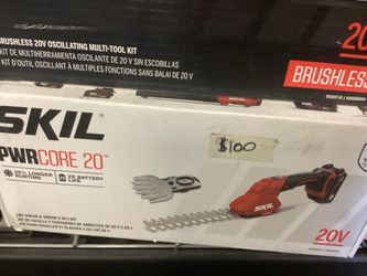 SKIL 20v Brushless 3-1 Hedge Trimmer KIT $100