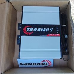 Sub box 8 inch  amplifier taramps 2000 rms nemesis 1000 rms