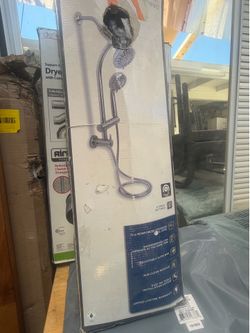 Hi everyone we have this item   Need glue up one pcs we asking $40 cost $128 dls Shop Glacier Bay Raincan 6 -Spray Round Shower Head with Adjustable H