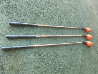 Vintage joe powell golf clubs