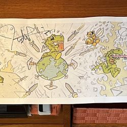 Motion City Soundtrack Autographed Tour Poster