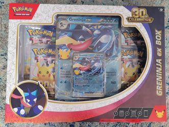 Pokemon 30th Anniversary Celebration Greninja EX Box