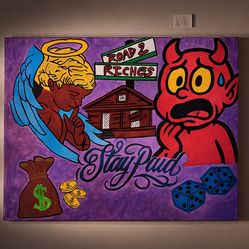 Stay paid canvas (38x48)