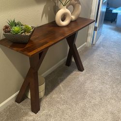 Wood Console Table – Entryway / Sofa Table