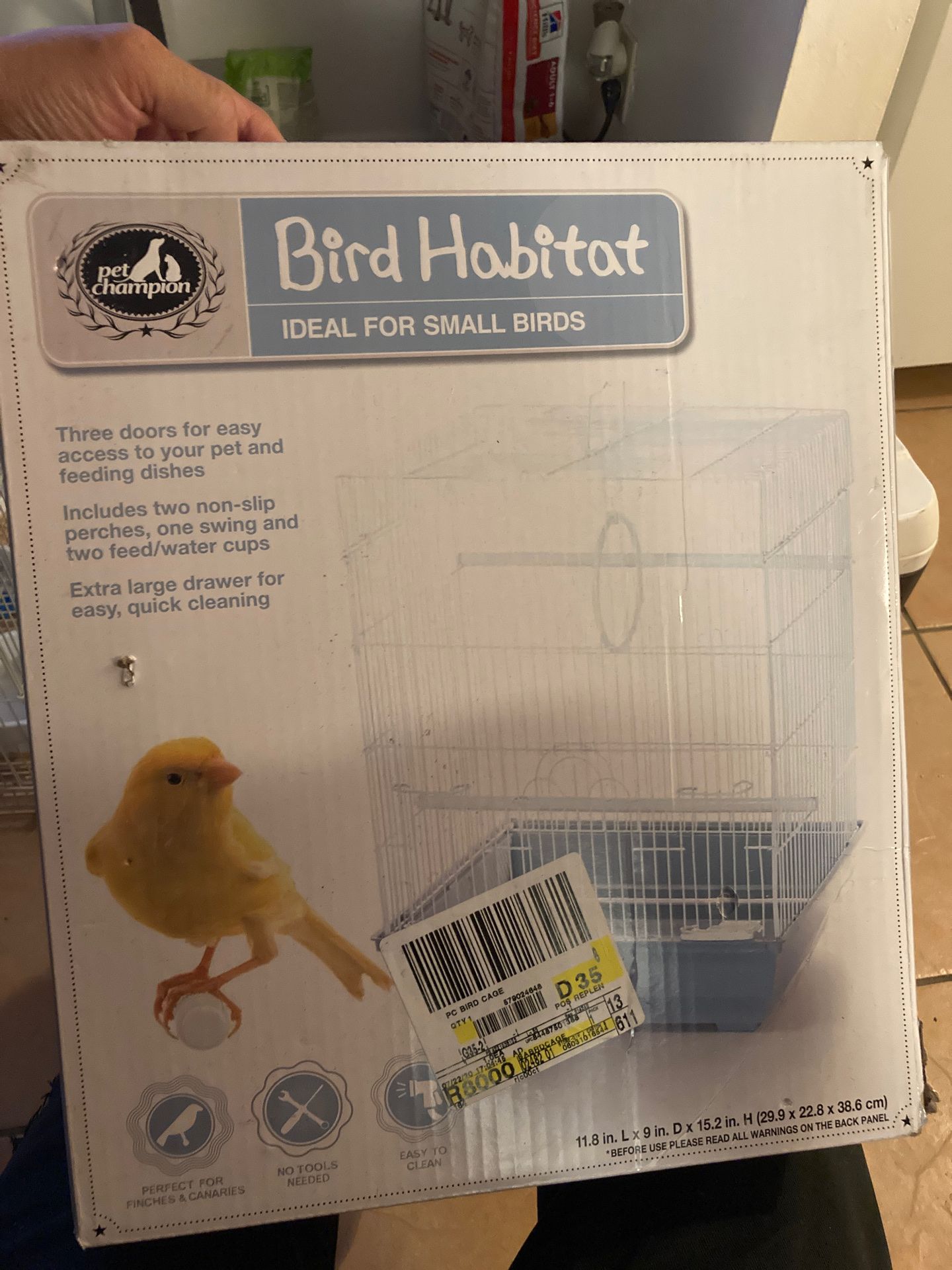 Bird cage for small birds