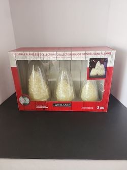 Ashland Flameless Set of 3 Candles in Box