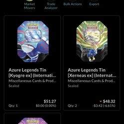 Pokemon Tins For Sale
