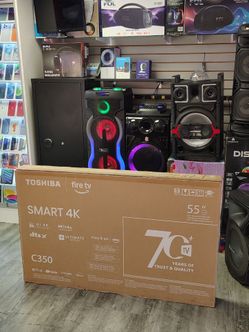 Toshiba Smart TV 4K AI 55 inch brand new sealed - On Special Cash deal $249 🤩