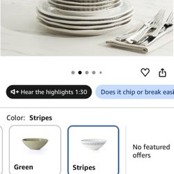 Oneida Dinnerware Set For 4 
