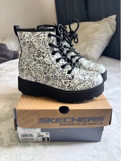 Girls Combat Style Boots