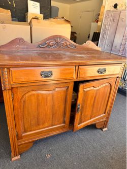 Solid Wood Vintage Buffet / Sideboard