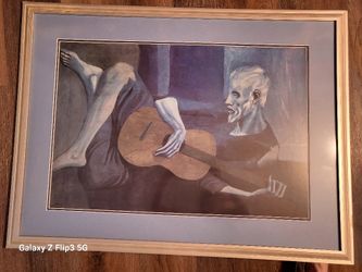 The Old Guitarist By Pablo Picasso 