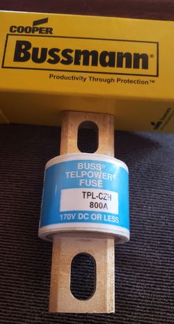800A amp 170 VOLTS DC FUSE