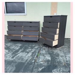 Dresser set / Five and Eight drawers dresser