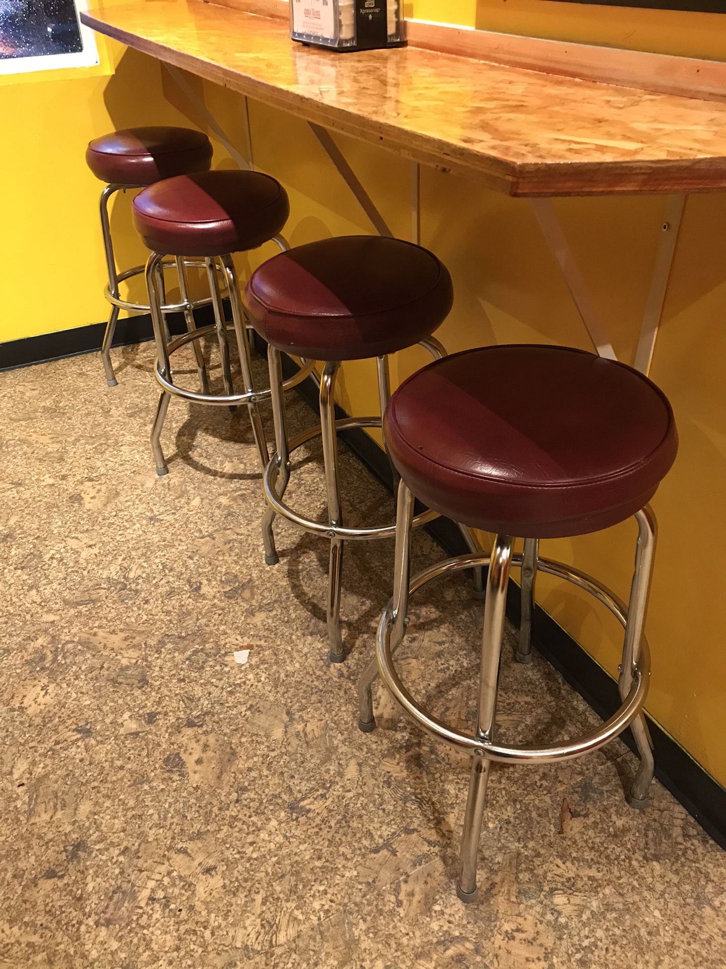 50’s style restaurant bar stools - 12