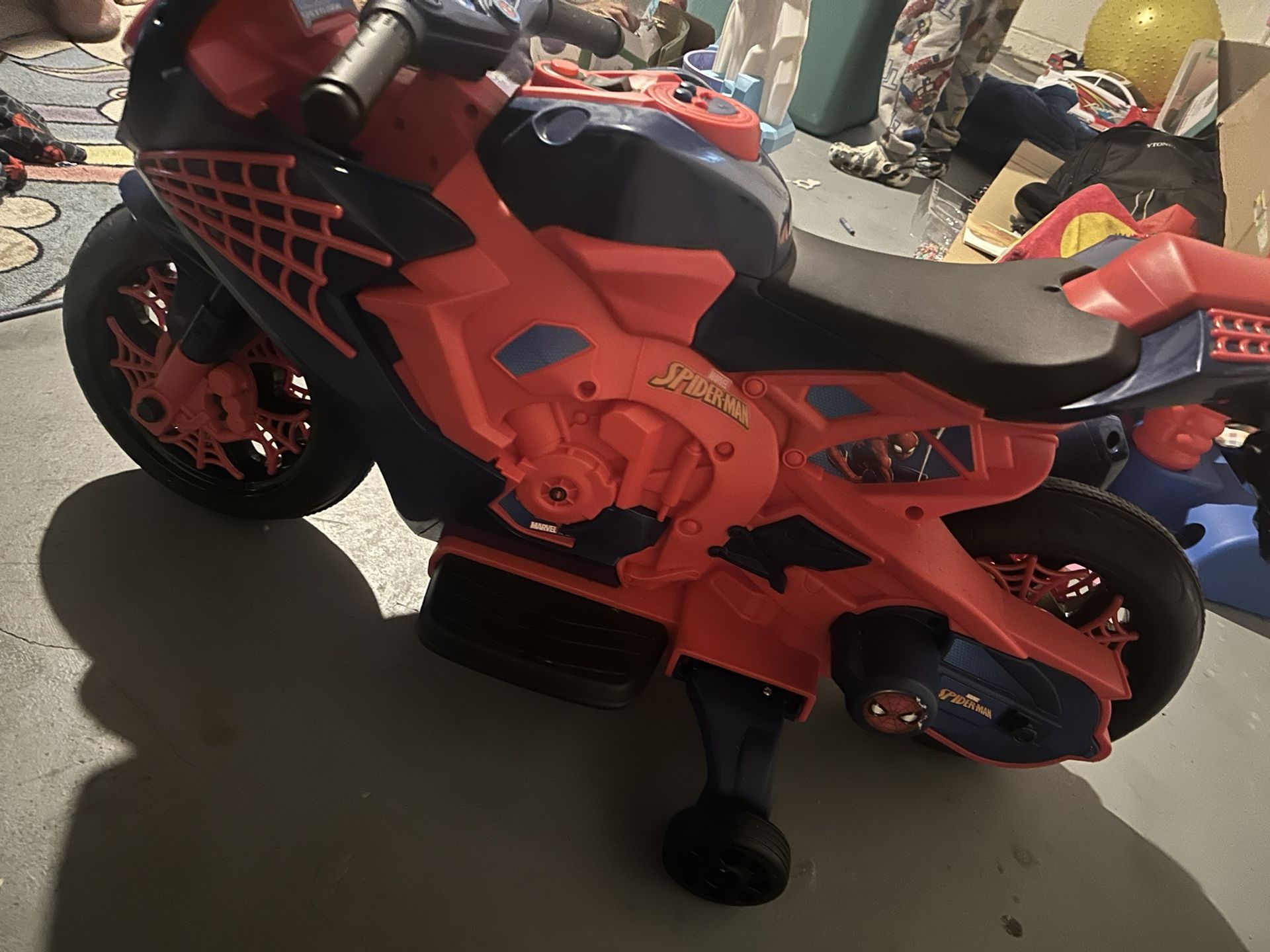 Spider Man Motorcycle Ride On