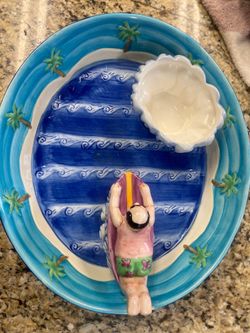 Porcelen dip tray