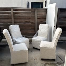 dining room roller chairs